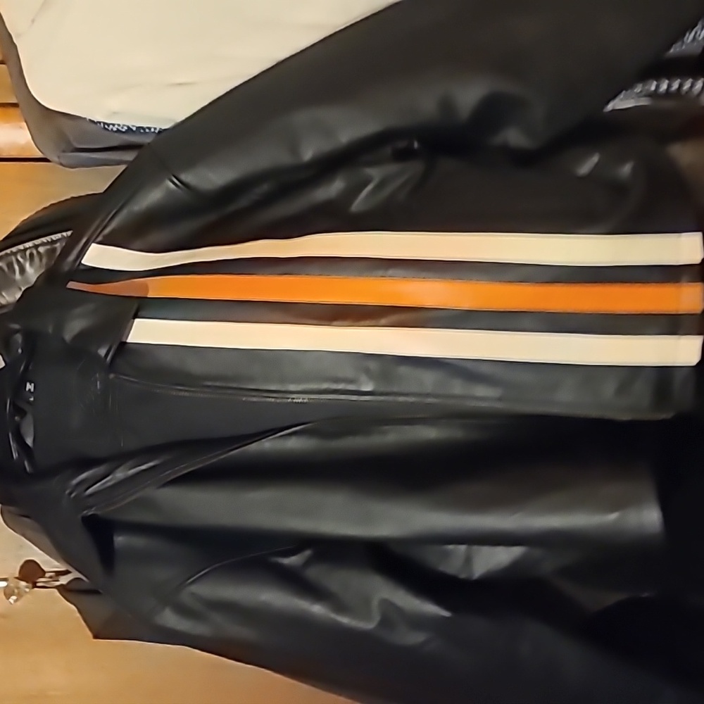 Geek squad  leather jacket